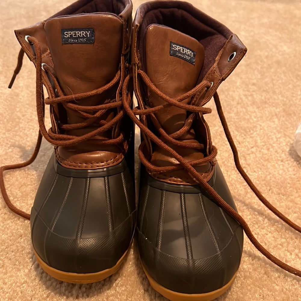 Boys Sperry duck boots